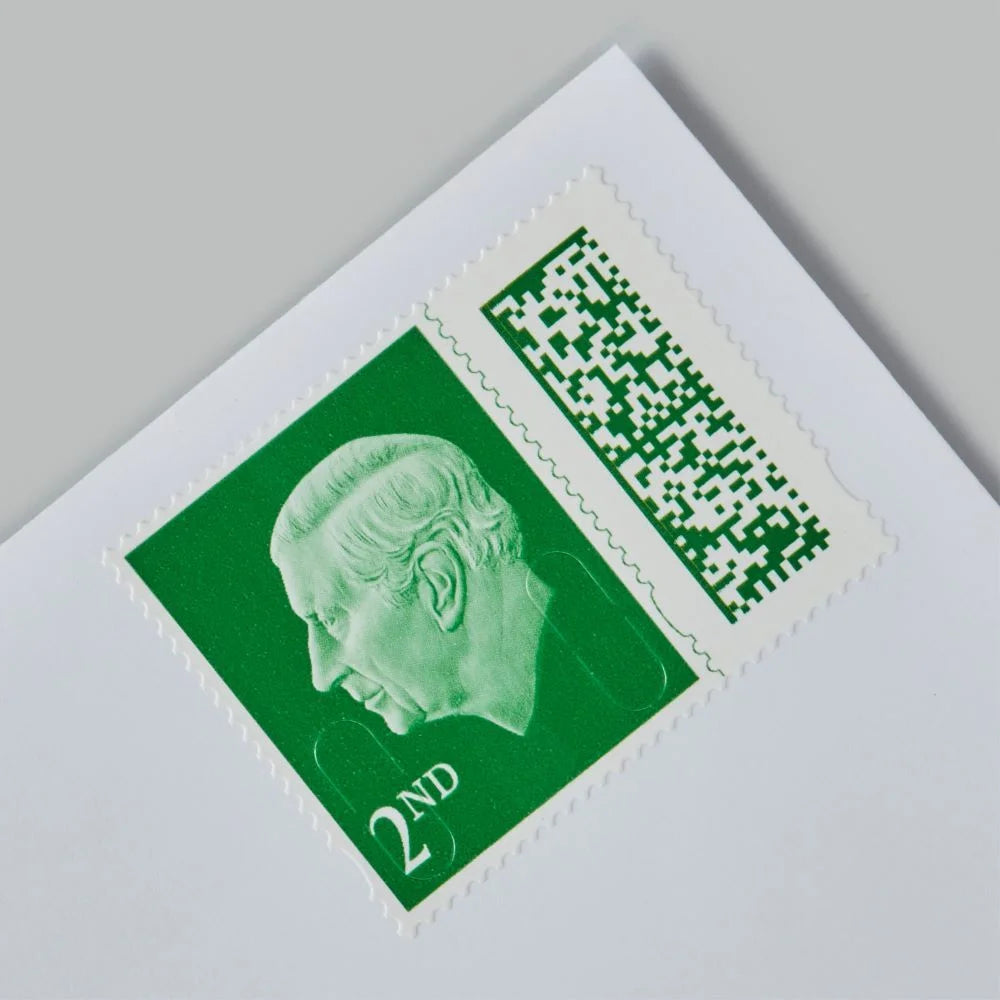 Royal Mail 8 x 2nd Class Barcoded Postage Stamps (3% Discount)