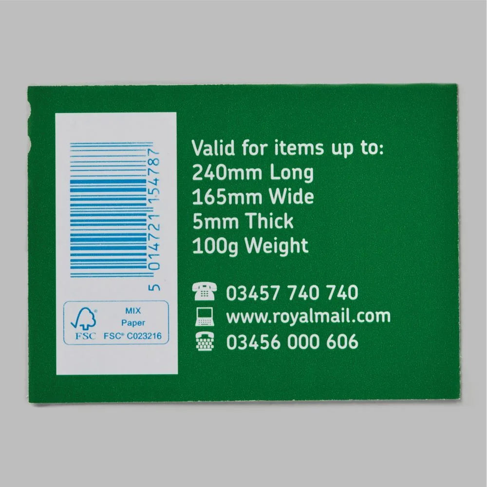 Royal Mail 8 x 2nd Class Barcoded Postage Stamps (3% Discount)
